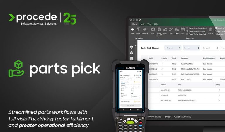 Procede Software Launches Parts Pick, the Industry’s First Native Digital Parts Picking Solution