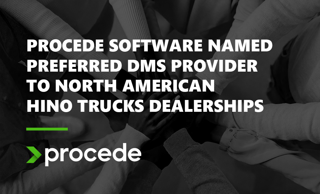 Procede Software Named Preferred DMS Provider to North American Hino Trucks Dealerships